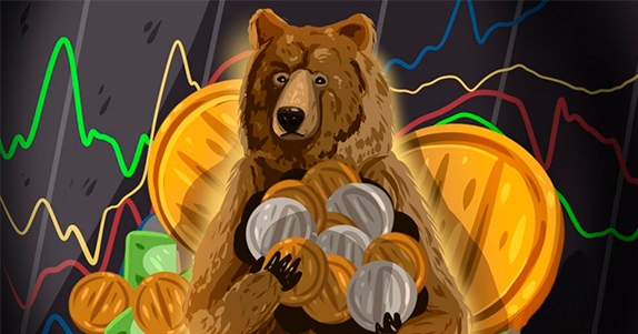 медведь и криптовалюта